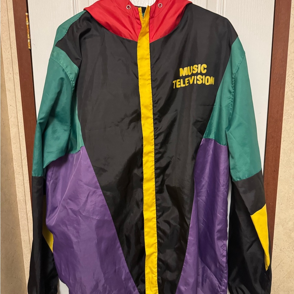 Colorful Music Television Windbreaker Jacket